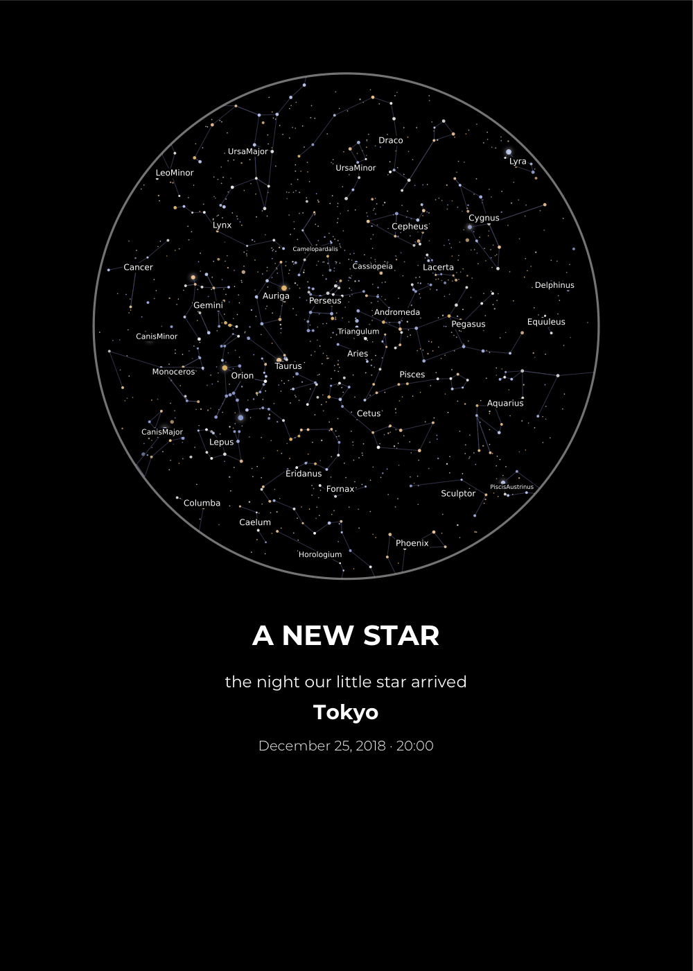 Star map example